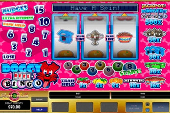 Doggy Reel Bingo Slot Game Screenshot Image