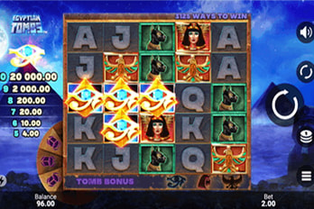 Egyptian Tombs Slot Game Screenshot Image