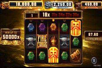 Fire Forge Slot Game Screenshot Image