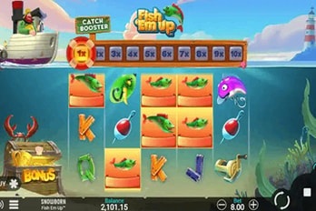 Fish 'Em Up Slot Game Screenshot Image