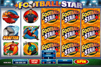 Football Star Slot Game Screenshot Image