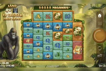 Forgotten Island Megaways  Slot Game Screenshot Image