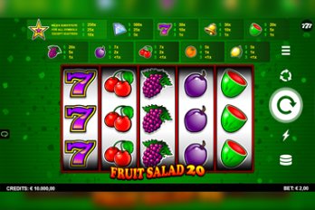 Fruit Salad 20 Slot Game Screenshot Image