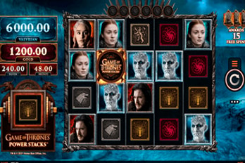 Game of Thrones: Power Stacks Slot Game Screenshot Image