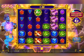 Genie's Arabian Riches Slot Game Screenshot Image