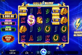 Gold Blitz Slot Game Screenshot Image