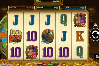 Gold Factory Jackpots: Mega Moolah Slot Game Screenshot Image