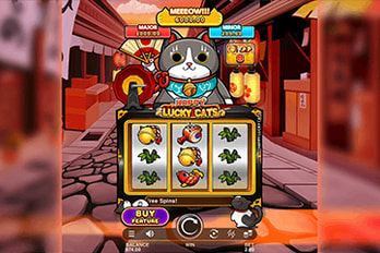Happy Lucky Cats Slot Game Screenshot Image