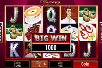 Harveys Slot Game Screenshot Image
