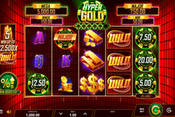 Hyper Gold Slot Game Screenshot Image