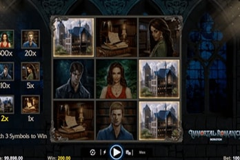Immortal Romance Scratch Game Screenshot Image