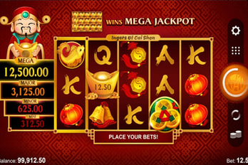 Ingots of Cai Shen Slot Game Screenshot Image