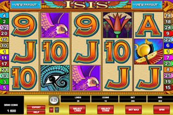 Isis Slot Game Screenshot Image