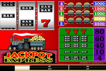 Jackpot Express Slot Game Screenshot Image