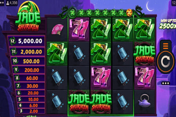 Jade Shuriken Slot Game Screenshot Image