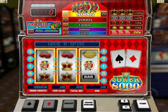 Joker 8000 Slot Game Screenshot Image