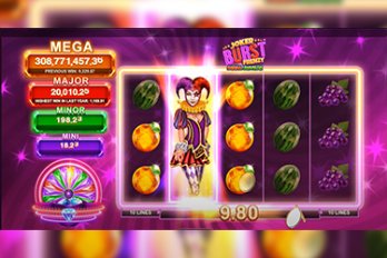 Joker Burst Frenzy Mega Moolah Slot Game Screenshot Image