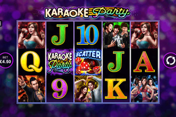 Karaoke Party Slot Game Screenshot Image