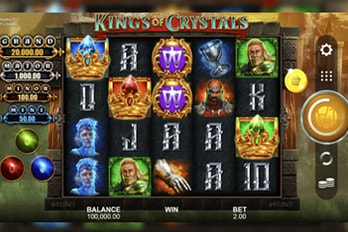 Kings of Crystals Slot Game Screenshot Image