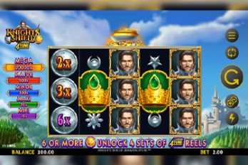 Knights Shield: Link & Win - 4 Tune Slot Game Screenshot Image
