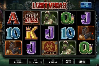 Lost Vegas Slot Game Screenshot Image