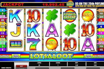 LotsALoot: 5 Reel Slot Game Screenshot Image
