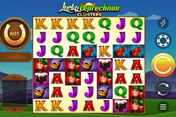 Lucky Leprechaun Clusters Slot Game Screenshot Image