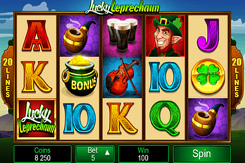 Lucky Leprechaun Slot Game Screenshot Image