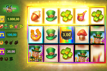 Lucky O'Mega Slot Game Screenshot Image