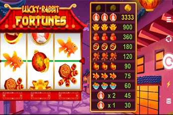 Lucky Rabbit Fortunes Slot Game Screenshot Image