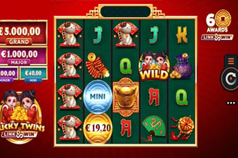 Lucky Twins: Link & Win Slot Game Screenshot Image