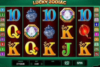 Lucky Zodiac Slot Game Screenshot Image
