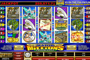 Major Millions: Progressive Slot Game Screenshot Image
