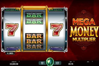 Mega Money Multiplier Slot Game Screenshot Image