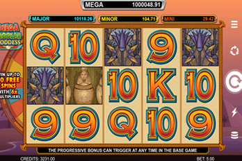 Mega Moolah: Goddess Slot Game Screenshot Image
