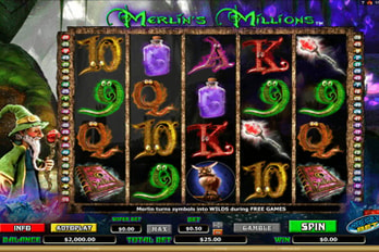 Merlin's Millions Slot Game Screenshot Image