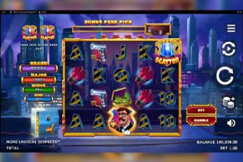 More Unusual Suspects Slot Game Screenshot Image