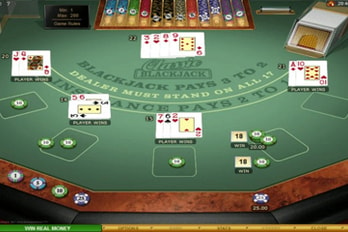 Multi Hand Classic Blackjack: Gold Series Screenshot Image