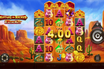 Mustang Riches: Blazing Ways Slot Game Screenshot Image