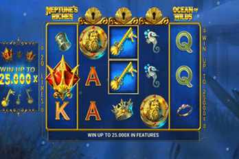 Neptune's Riches Ocean of Wilds Slot Game Screenshot Image