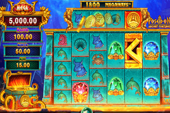 Ancient Fortunes Poseidon Megaways Slot Game Screenshot Image