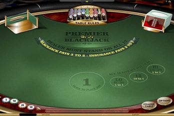 Premier Blackjack Hi-Lo Screenshot Premier Blackjack Hi-Lo Screenshot Image