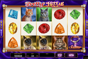 Pretty Kitty Slot Game Screenshot Image