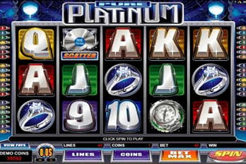 Pure Platinum Slot Game Screenshot Image