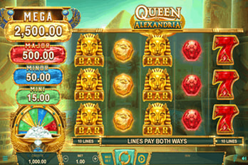 Queen of Alexandria Slot Game Screenshot Image