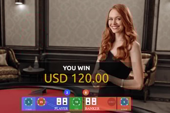 Real Baccarat with Holly Table Game Screenshot Real Baccarat with Holly Table Game Screenshot Image