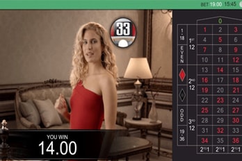Real Roulette with Bailey Table Game Screenshot Image