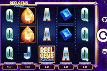 Reel Gems Deluxe Slot Game Screenshot Image