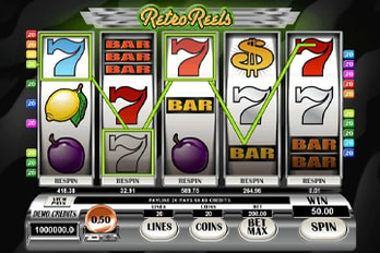 Retro Reels Slot Game Screenshot Image