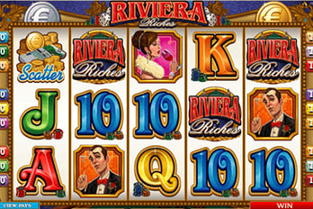 Riviera Riches Slot Game Screenshot Image